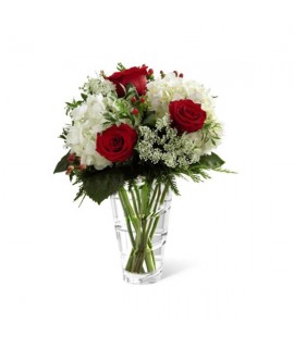 Le bouquet temps des fêtes élégant de Vera Wang